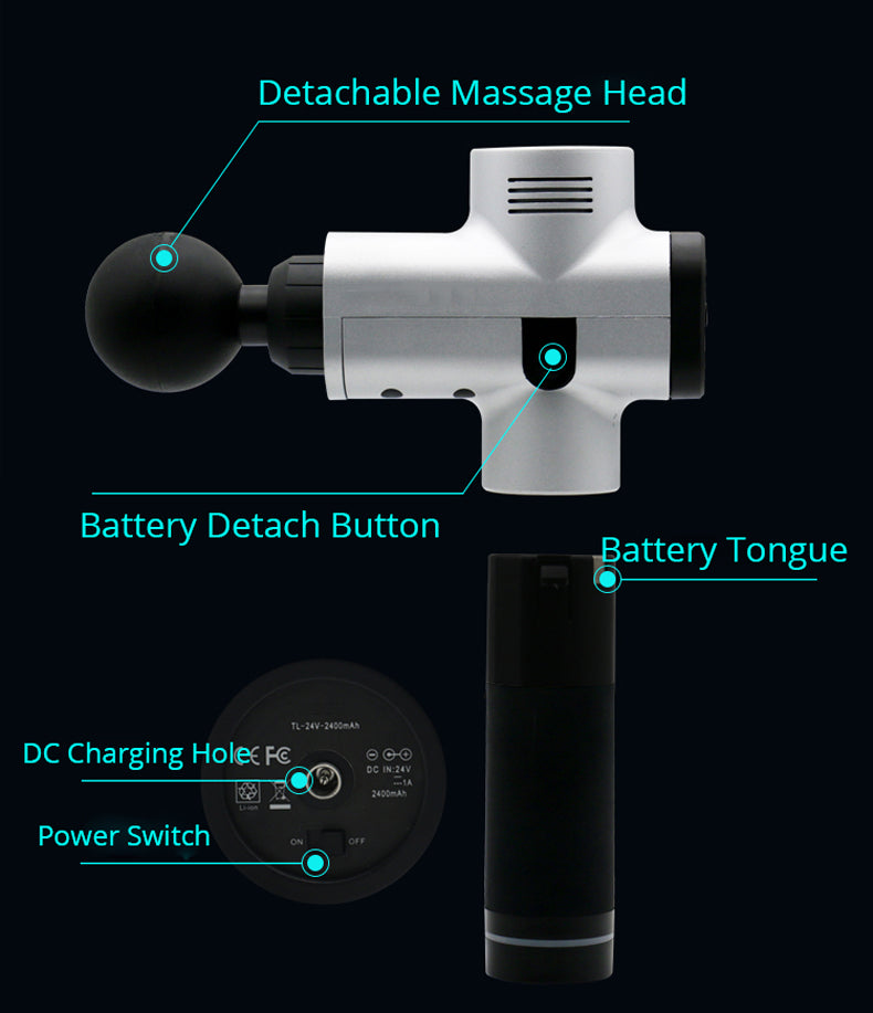 Amatzy electric muscle massage gun for post-workout recovery