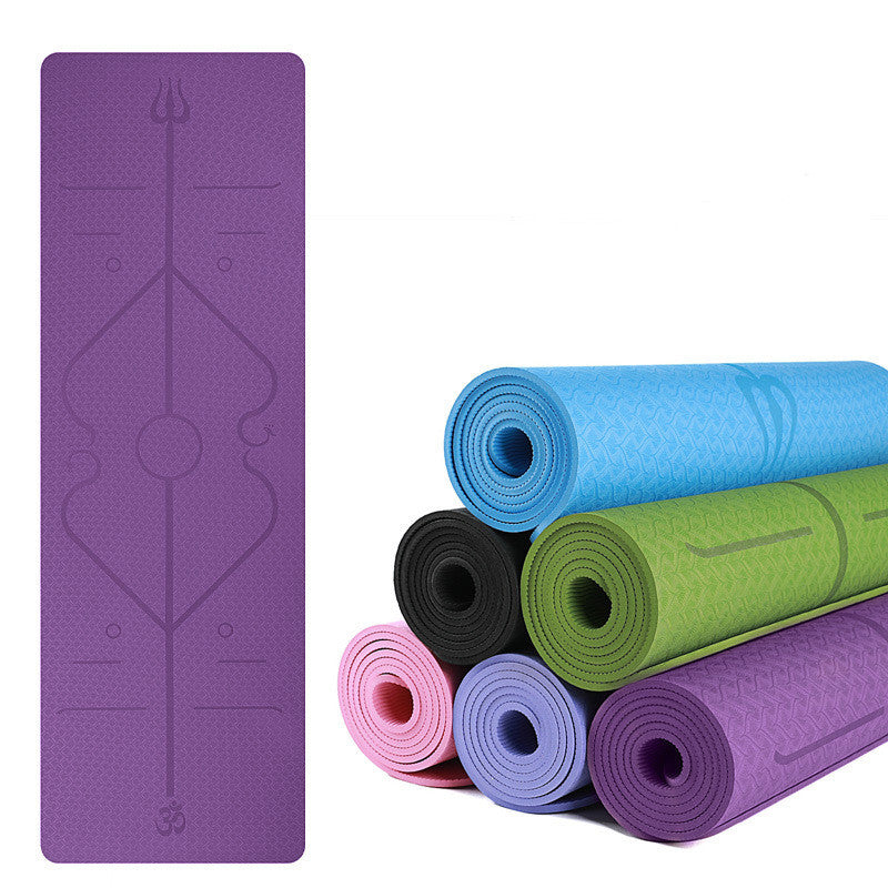Amatzy 6mm non-slip yoga mat for yoga and stretching