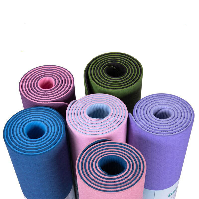 Amatzy 6mm non-slip yoga mat for yoga and stretching