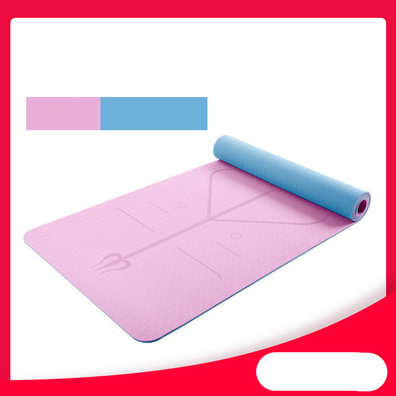 Amatzy 6mm non-slip yoga mat for yoga and stretching