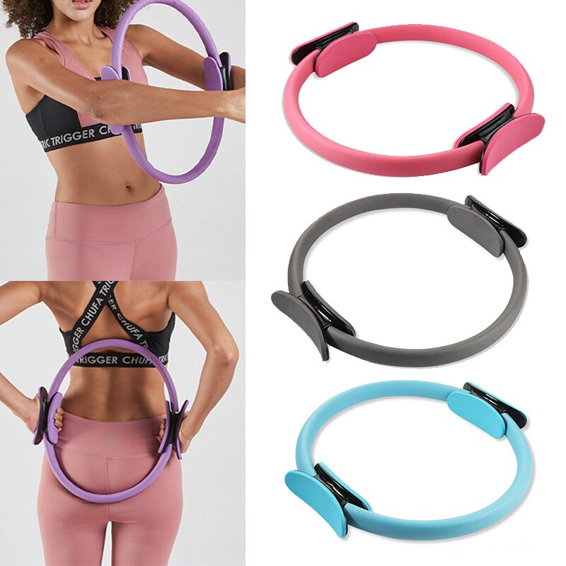 Amatzy Pilates ring in use for core workout
