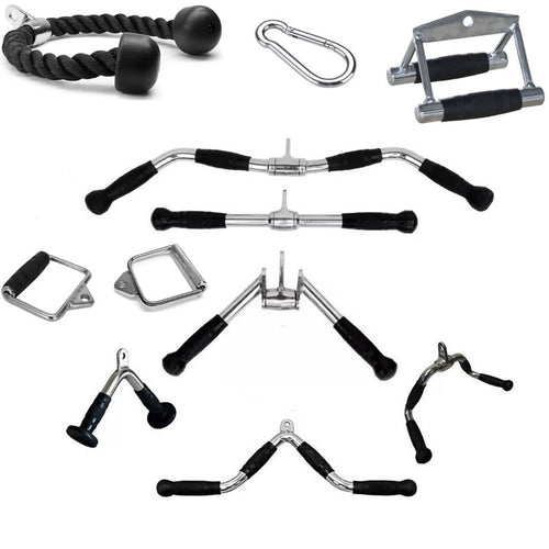 Amatzy Cable Attachment Set with handle, rope and ankle straps