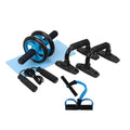 Amatzy 5-in-1 home fitness kit – ab wheel, push-up bars, jump rope and grip handles